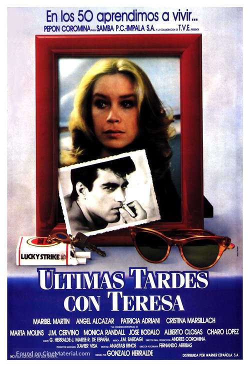 &Uacute;ltimas tardes con Teresa - Spanish Movie Poster