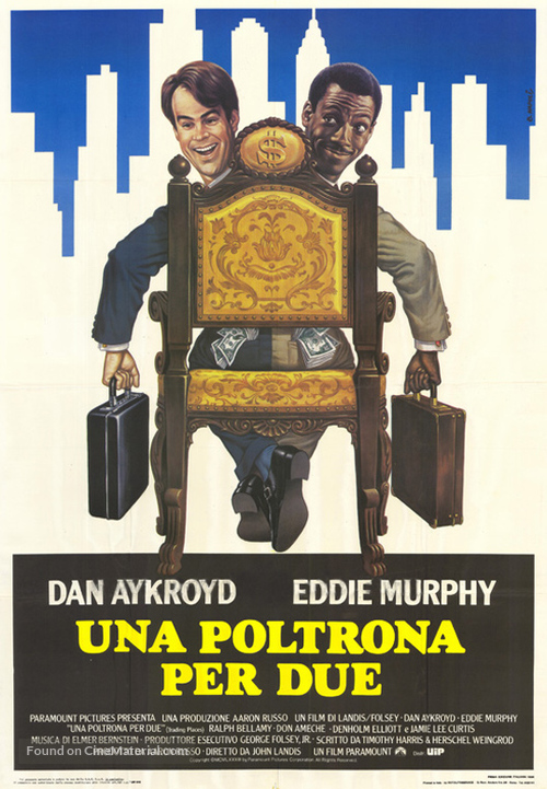 Trading Places - Italian Movie Poster