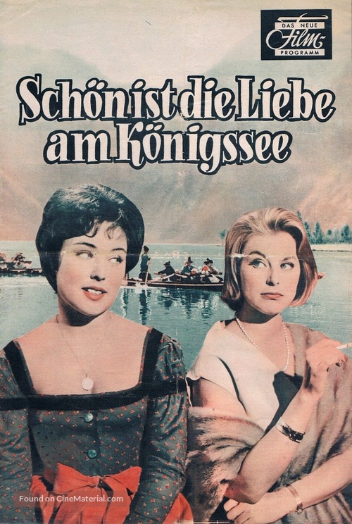 Sch&ouml;n ist die Liebe am K&ouml;nigssee - German poster