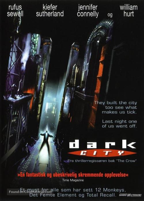 Dark City - Norwegian DVD movie cover