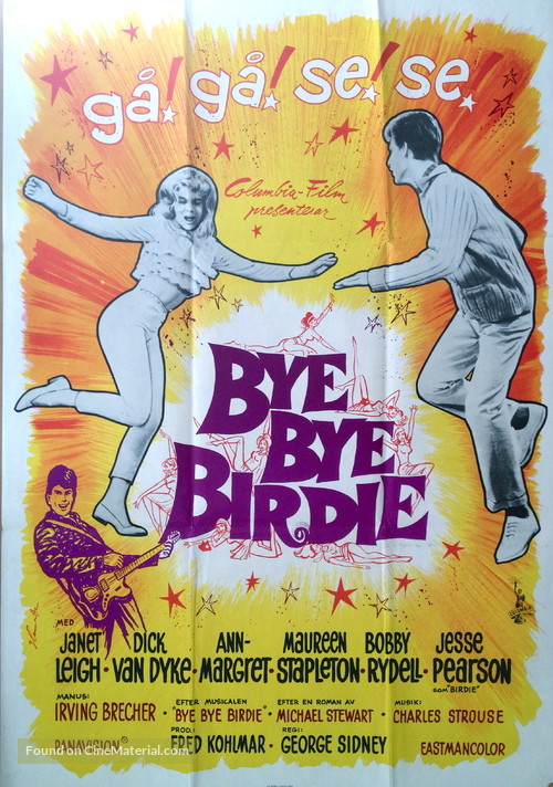 Bye Bye Birdie - Swedish Movie Poster