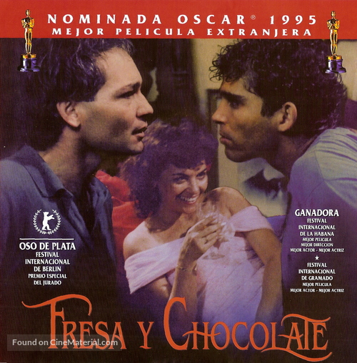 Fresa y chocolate - Argentinian DVD movie cover