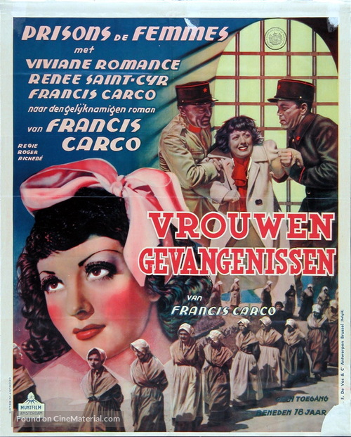 Prisons de femmes - Dutch Movie Poster
