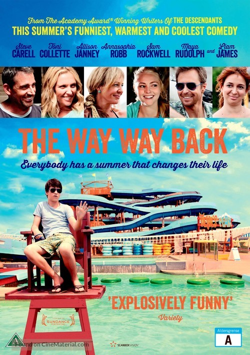 The Way Way Back - Danish Movie Cover