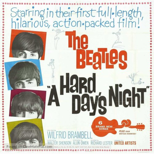 A Hard Day&#039;s Night - Movie Poster
