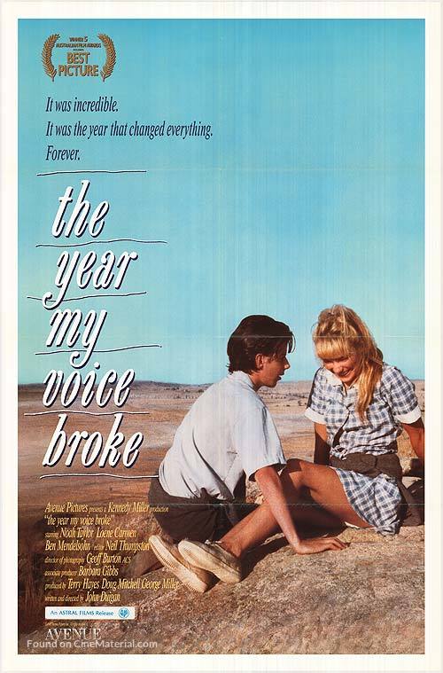 The Year My Voice Broke - Australian Movie Poster