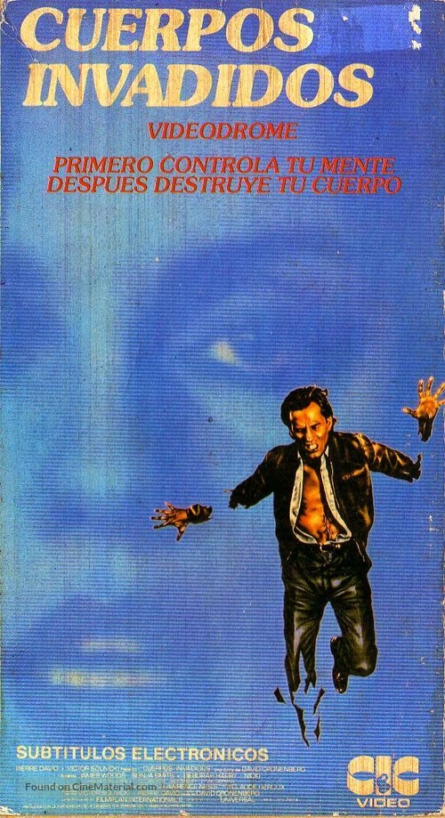 Videodrome - Argentinian VHS movie cover