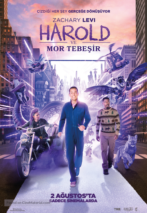 Harold and the Purple Crayon - Turkish Movie Poster