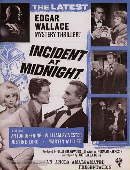Incident at Midnight - British Movie Poster