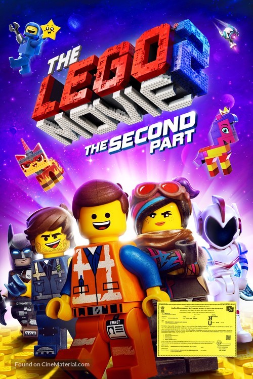 The Lego Movie 2: The Second Part - Indian Movie Cover