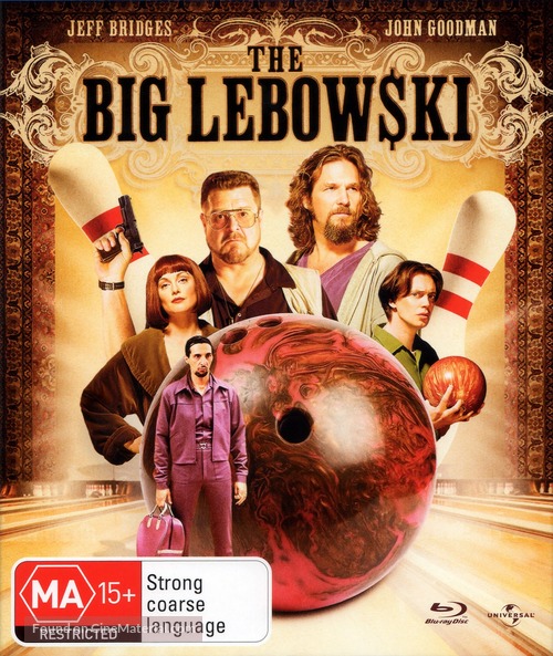 The Big Lebowski - Australian Blu-Ray movie cover