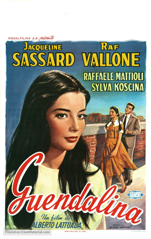 Guendalina - Belgian Movie Poster