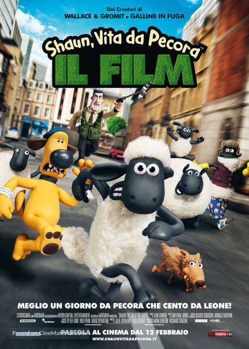 Shaun the Sheep - Italian Movie Poster