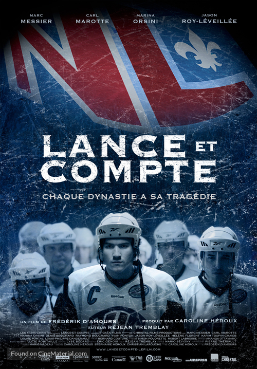 Lance et compte - Canadian Movie Poster