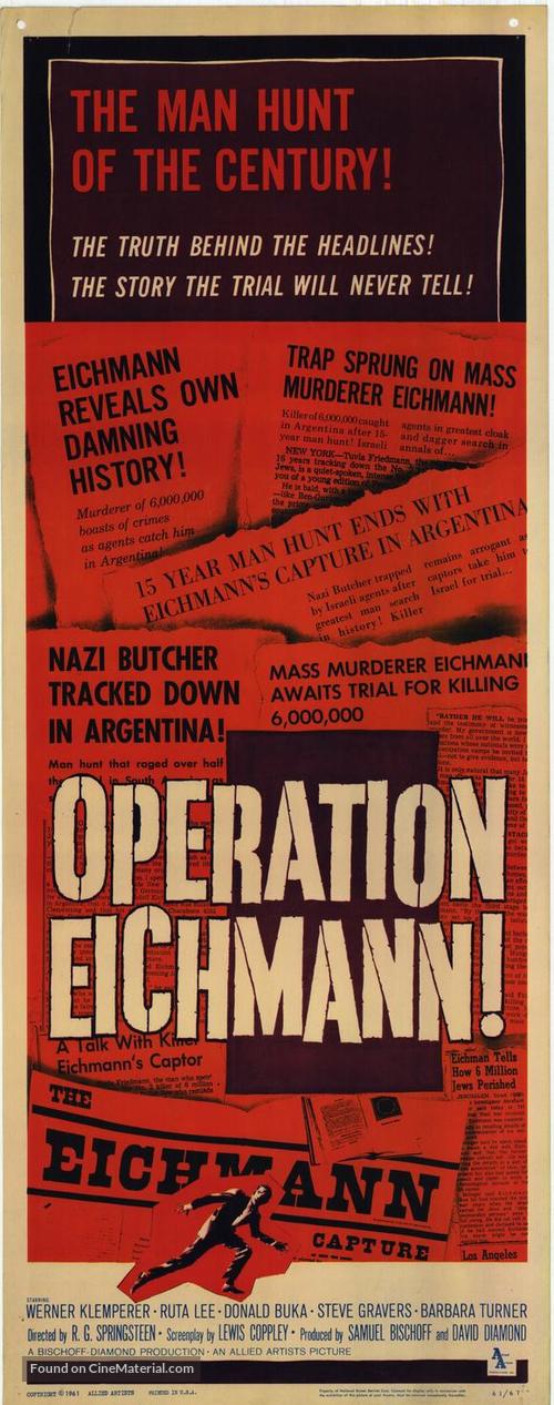 Operation Eichmann - Movie Poster