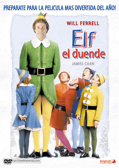 Elf - Argentinian DVD movie cover