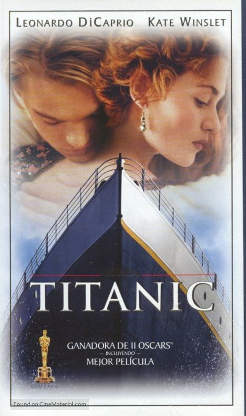 Titanic - Spanish VHS movie cover
