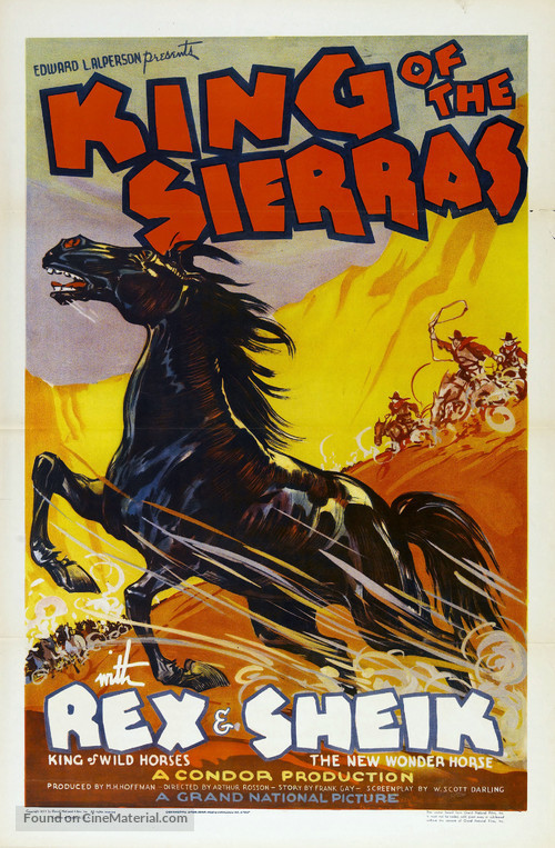 King of the Sierras - Movie Poster