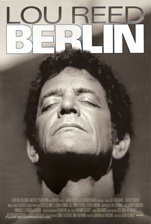 Lou Reed&#039;s Berlin - poster