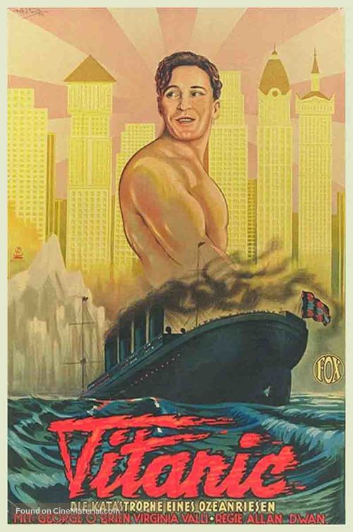 East Side, West Side - German Movie Poster