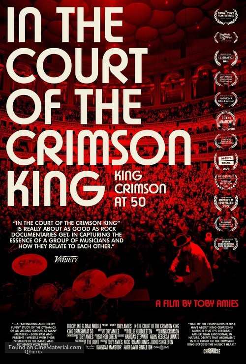 In the Court of the Crimson King: King Crimson at 50 - British Movie Poster