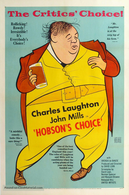 Hobson&#039;s Choice - Movie Poster