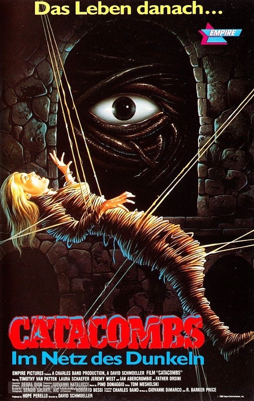 Catacombs - German VHS movie cover