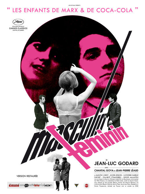 Masculin, f&eacute;minin: 15 faits pr&eacute;cis - French Re-release movie poster