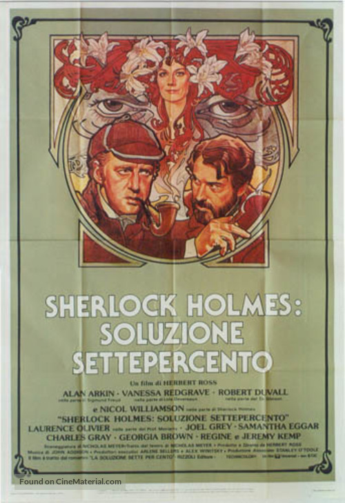 The Seven-Per-Cent Solution - Italian Movie Poster