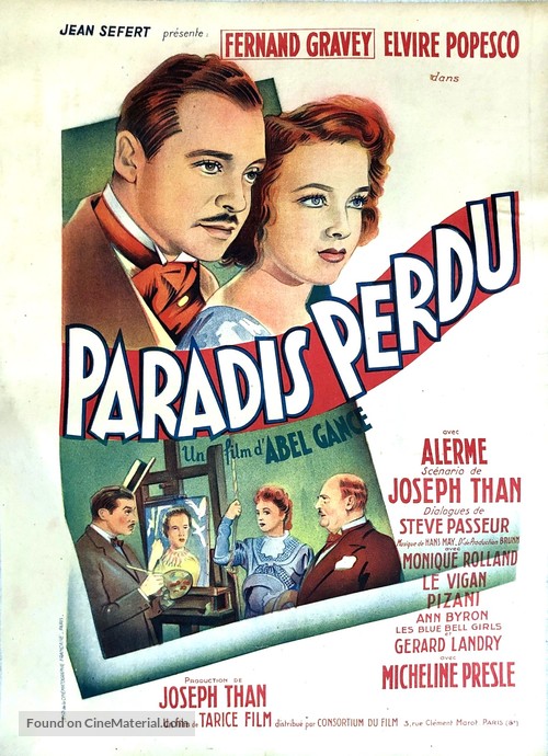 Paradis perdu - French Movie Poster