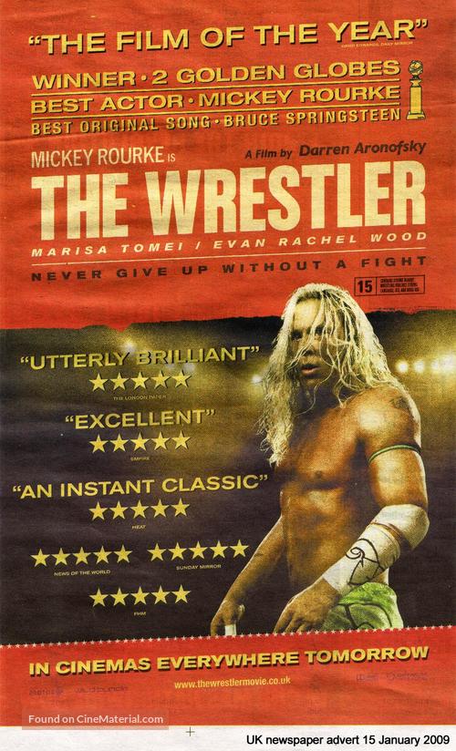 The Wrestler - British Movie Poster