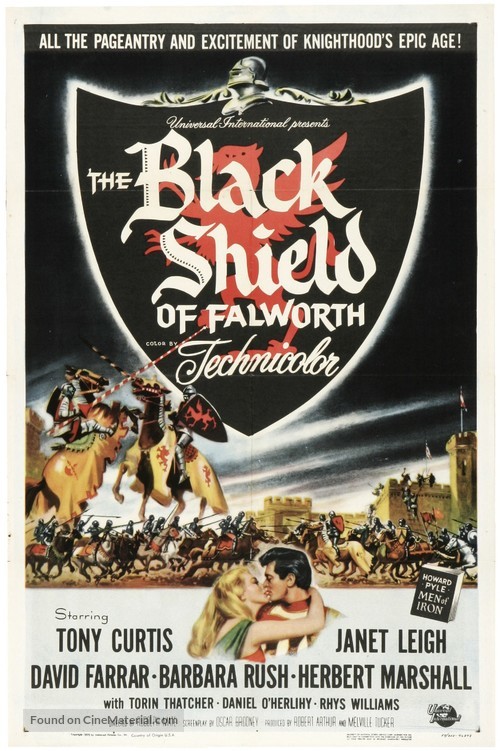 The Black Shield of Falworth - Movie Poster