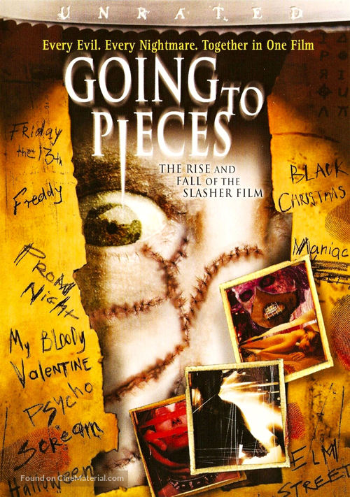 Going to Pieces: The Rise and Fall of the Slasher Film - DVD movie cover