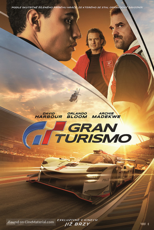 Gran Turismo - Czech Movie Poster