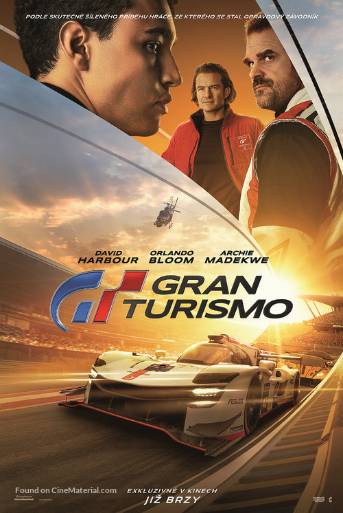 Gran Turismo - Czech Movie Poster