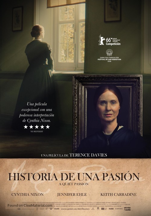 A Quiet Passion - Spanish Movie Poster