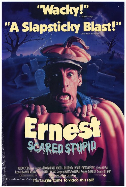 Ernest Scared Stupid - Video release movie poster