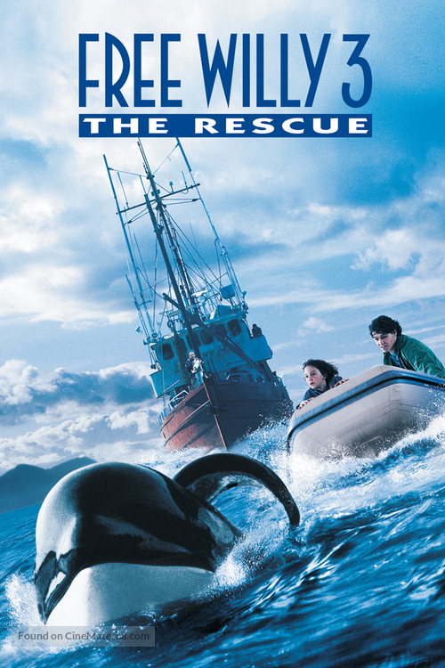Free Willy 3: The Rescue - VHS movie cover