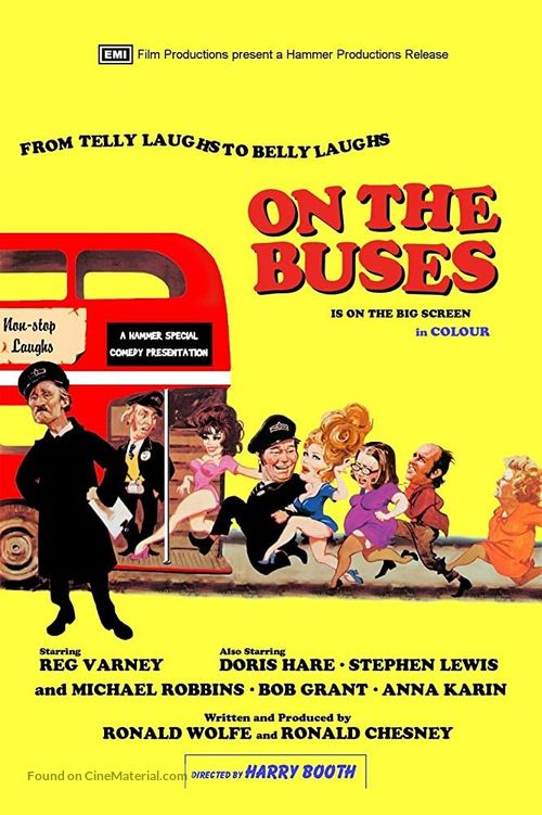 On the Buses - British Movie Poster