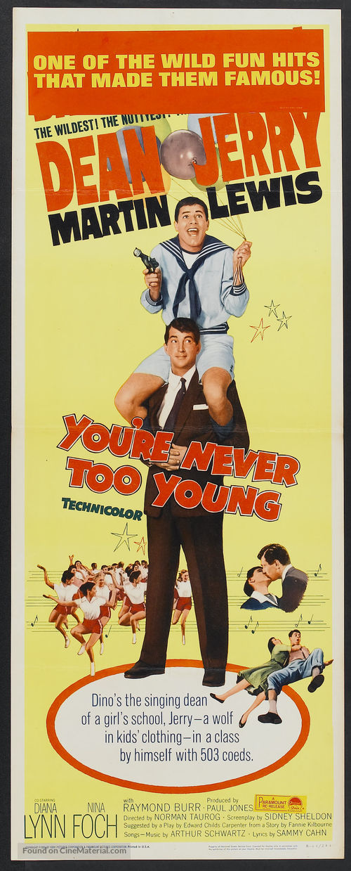 You&#039;re Never Too Young - Movie Poster