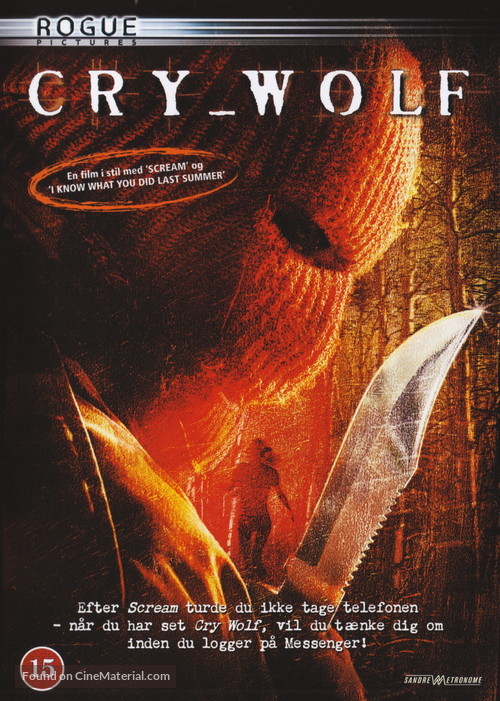 Cry Wolf - Danish DVD movie cover