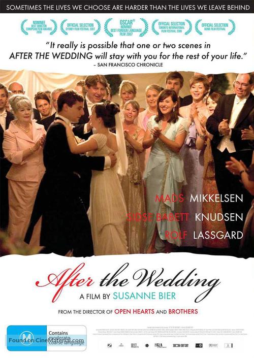 Efter brylluppet - Australian Movie Poster