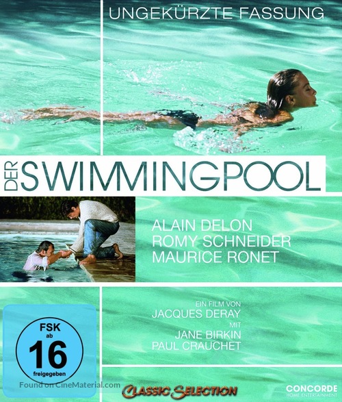 La piscine - German Blu-Ray movie cover