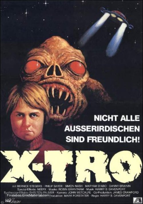 Xtro - German Movie Poster