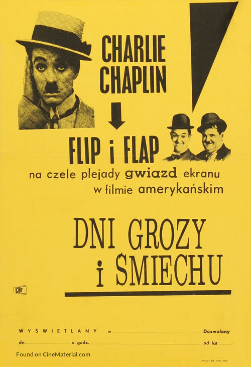 Days of Thrills and Laughter - Polish Movie Poster