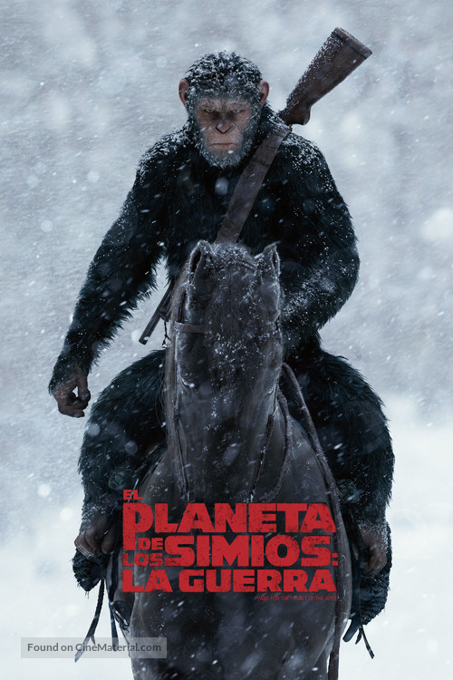 War for the Planet of the Apes - Argentinian Movie Cover