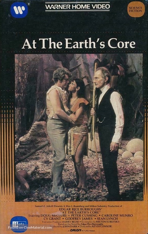 At the Earth&#039;s Core - VHS movie cover