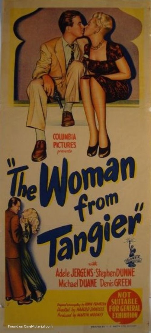 The Woman from Tangier - Australian Movie Poster