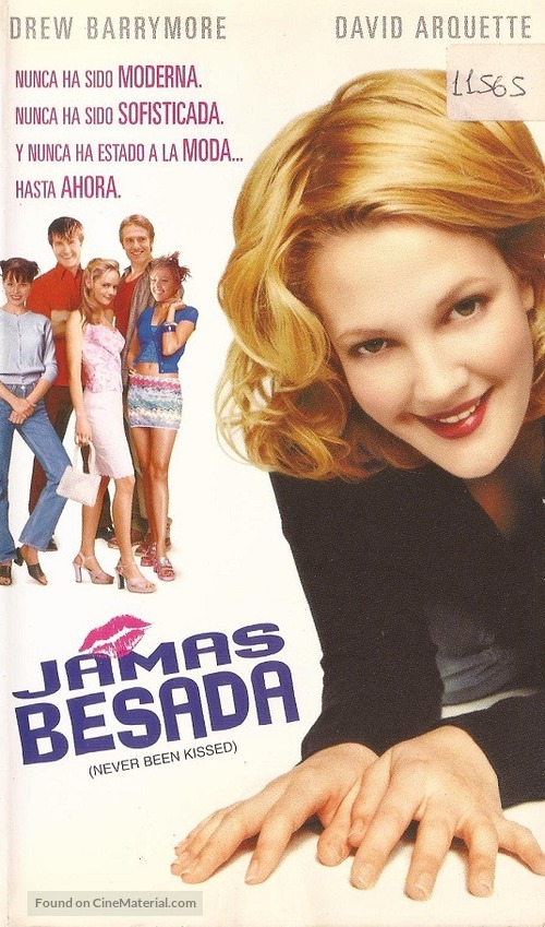 Never Been Kissed - Argentinian VHS movie cover