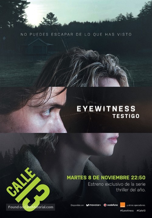 &quot;Eyewitness&quot; - Spanish Movie Poster